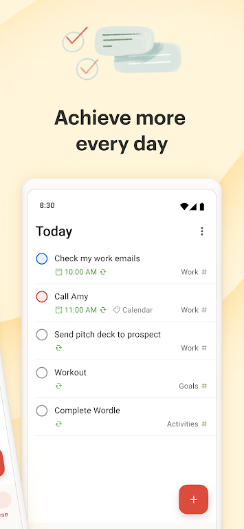 Todoist: Lista & Planner Captura de tela 1