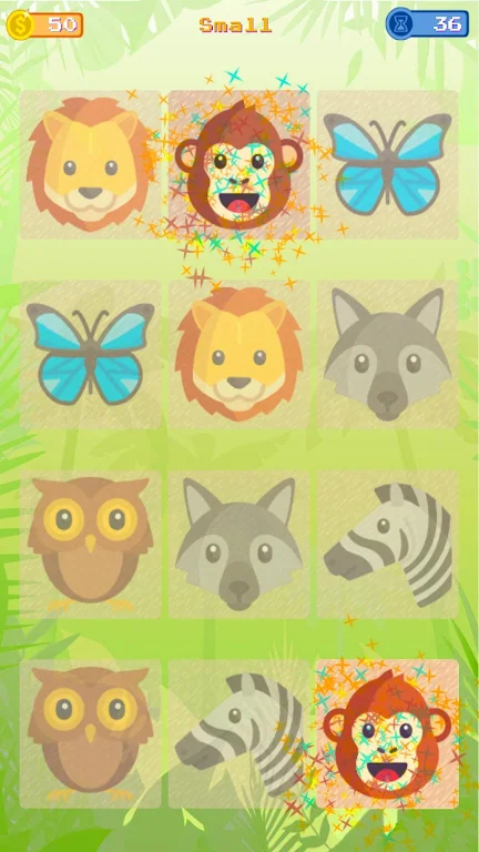 Memory Game Animals Скриншот 2