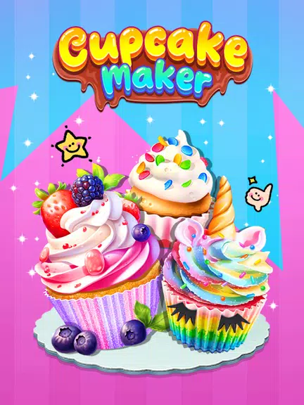 Cupcake Maker: Unicorn Cupcake स्क्रीनशॉट 0