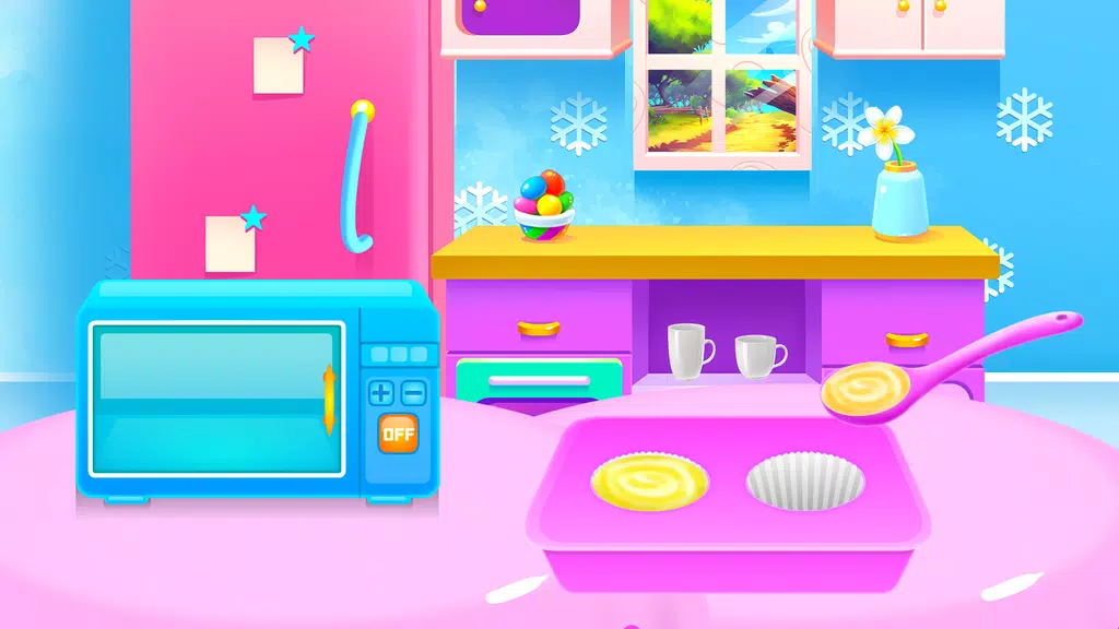 Colorful Muffins Cooking Captura de pantalla 3