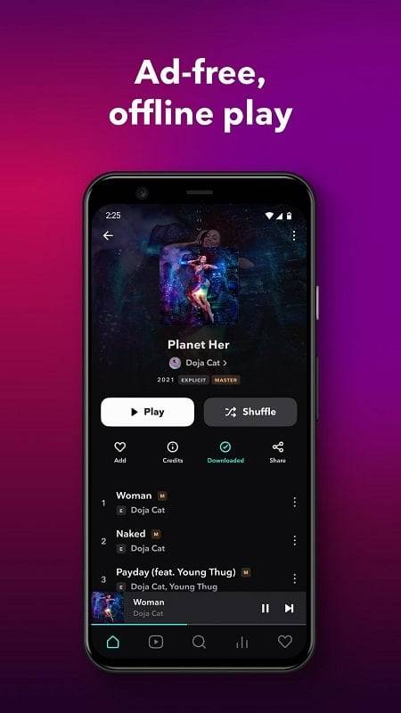 TIDAL Music: un son HiFi Capture d'écran 1