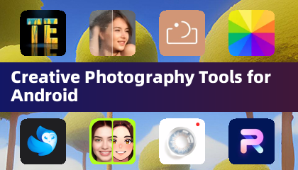 Ferramentas de fotografia criativa para Android