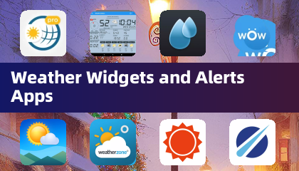 Weather Widgets and Alerts Apps