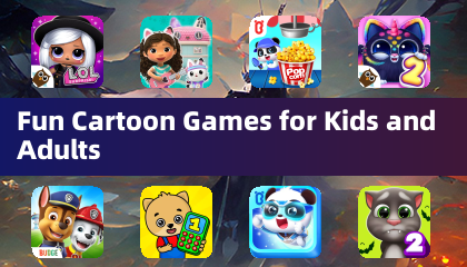 Fun Cartoon Games for Kids and Adults
