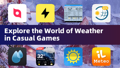 캐주얼 게임 속 날씨의 세계를 탐험하세요