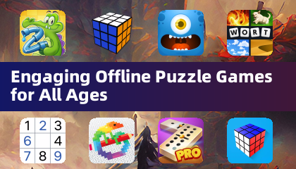 Viciantes Jogos de Quebra-cabeça Offline para Todas as Idades