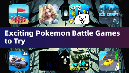 Spannende Pokemon-Kampfspiele zum Ausprobieren