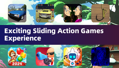 Excitante experiência de jogos de deslizamento