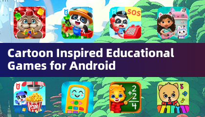 Zeichentrick-Insparierte Lernspiele für Android