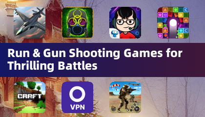 スリリングな戦闘を体験するラン＆ガンシューティングゲーム