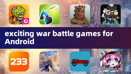 exciting war battle games for Android