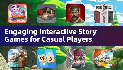 Engaging Interactive Story Games for Casual Players